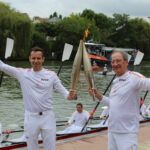 Flamme Olympique Jean-Christophe Rolland et Denis Masseglia